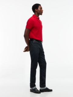New York Label Denton Slim Straight Selvedge Jeans — Blue 3