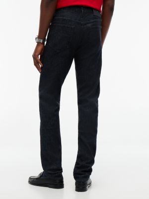 blue new york label denton slim straight selvedge jeans for men tommy hilfiger