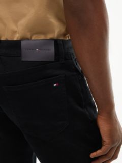 Denton Slim Straight Black Jeans — Black 4