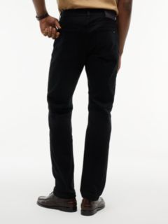 Denton Slim Straight Black Jeans — Black 6
