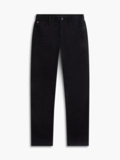 Denton Slim Straight Black Jeans — Black 7
