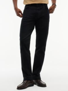 Denton Slim Straight Black Jeans — Black 1
