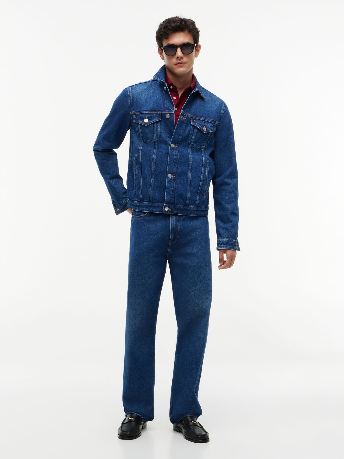 Denim Trucker Jacket — Blue