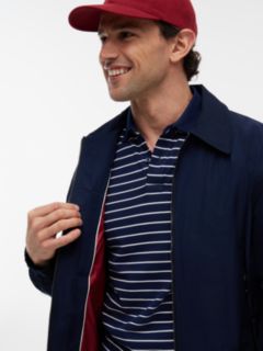 New York Label Performance Water Repellent Jacket — Blue 3