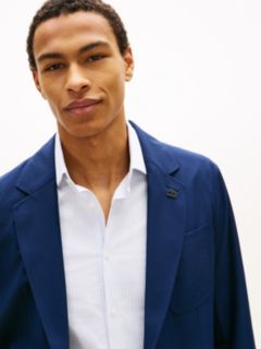 New York Label Performance Air Dot Boxy Blazer — Blue 2