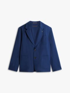 New York Label Performance Air Dot Boxy Blazer — Blue 5