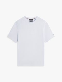 New York Label Linen Blend T-Shirt — Blue 5