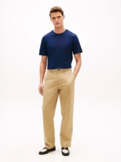 New York Label Linen Blend T-Shirt — Blue 3