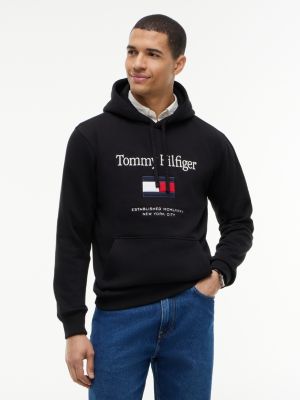 Logo Embroidery Fleece Hoody