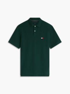 Classic Fit Knit Collar Polo Shirt — Green 5