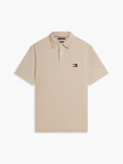 Classic Fit Knit Collar Polo Shirt — Khaki 5
