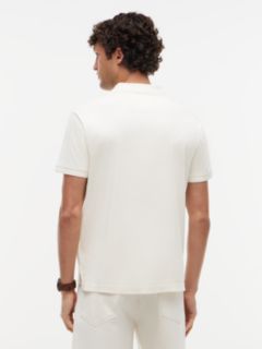 Regular Fit Interlock Knit Polo Shirt — Yellow 4