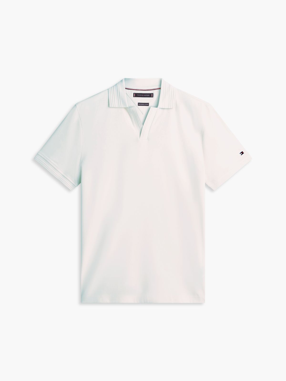 Regular Fit Interlock Knit Polo Shirt — Yellow