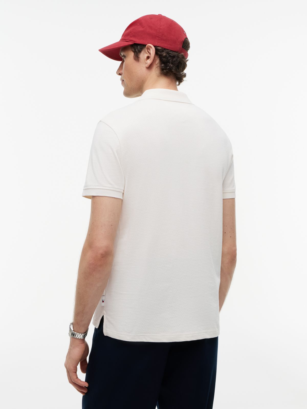 Regular Fit Air Dot Zip Polo Shirt — Yellow