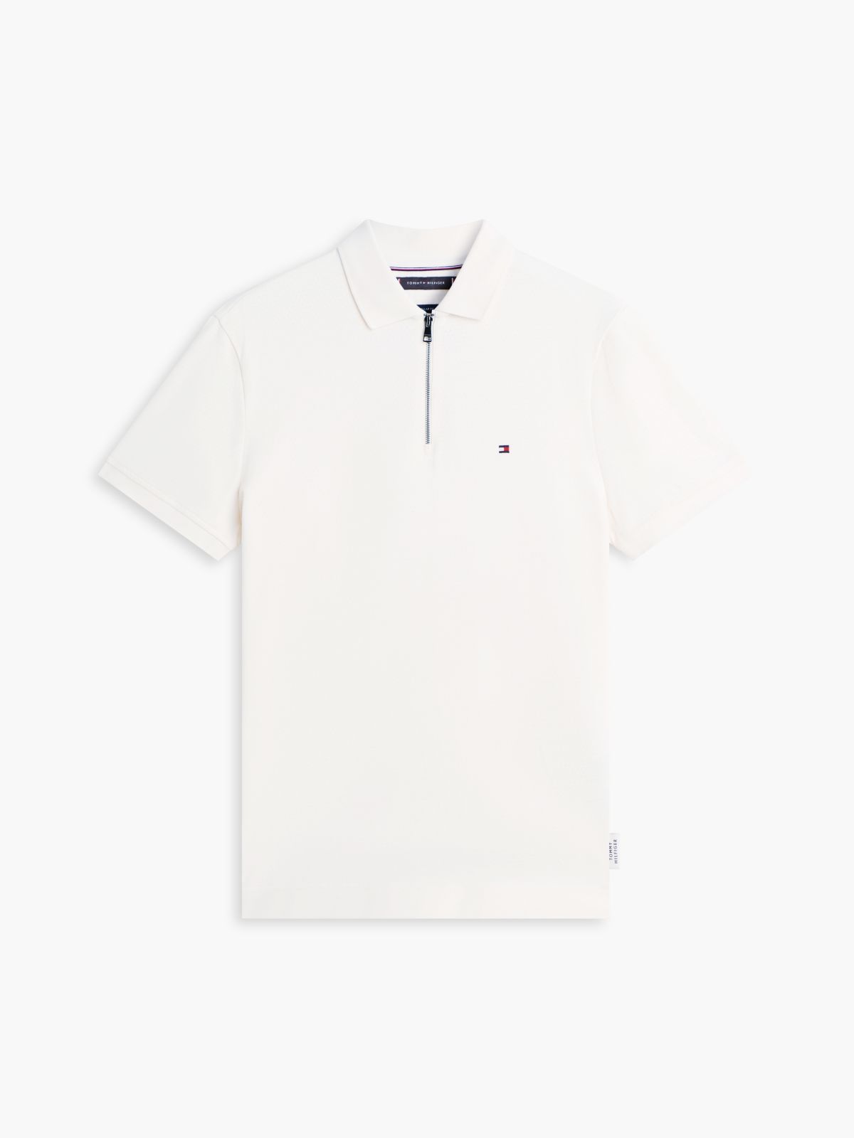 Regular Fit Air Dot Zip Polo Shirt — Yellow