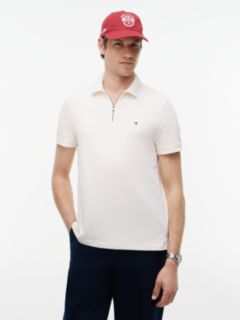 Regular Fit Air Dot Zip Polo Shirt — Yellow 1