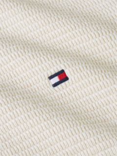 Structured Yarn Dyed Crew Neck Jumper — Yellow 6