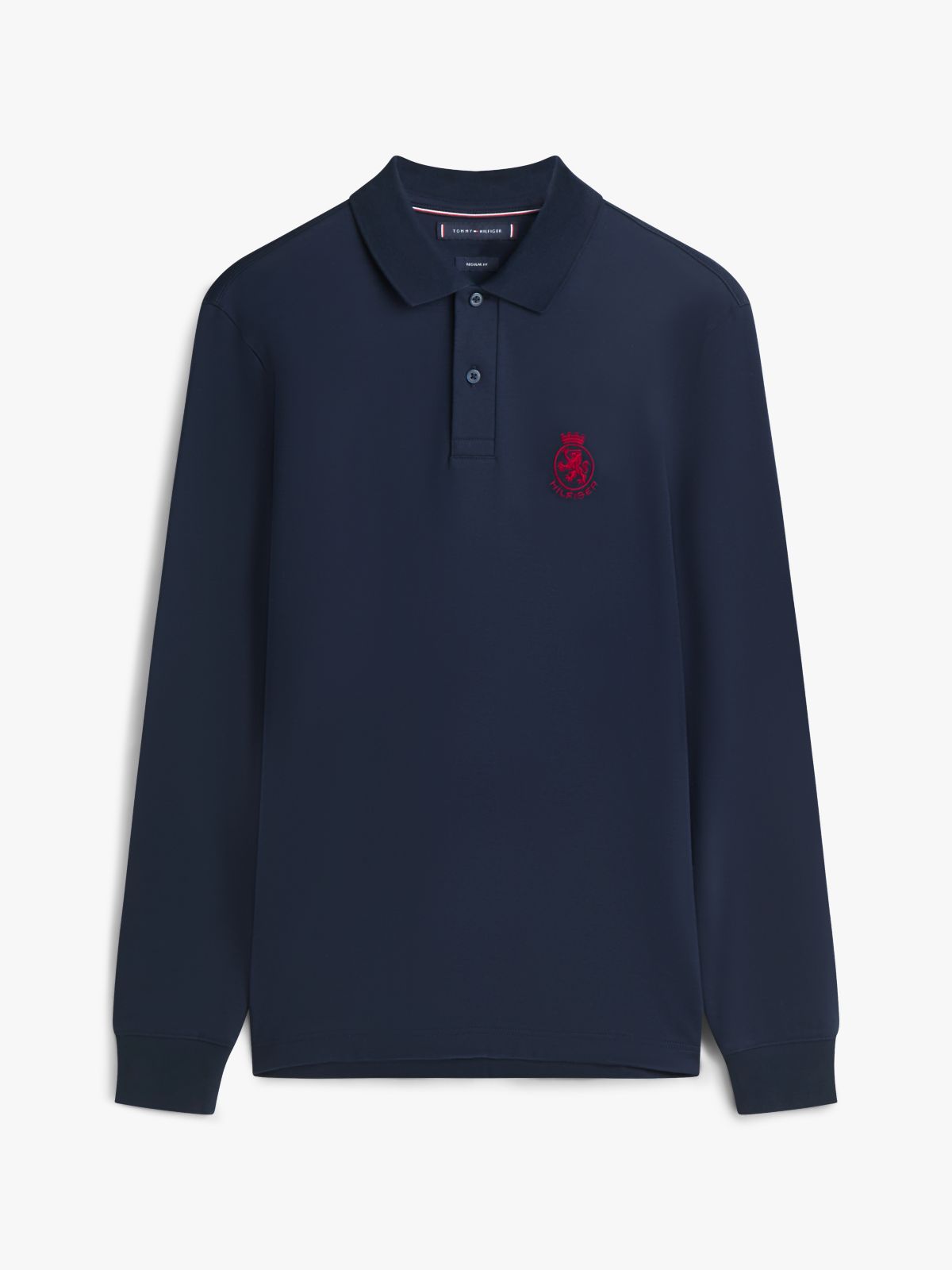 TH Crest Regular Fit Polo Shirt — Blue