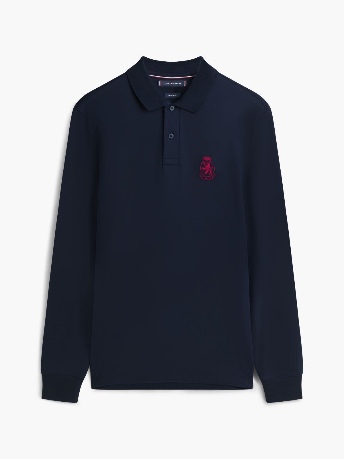 TH Crest Regular Fit Polo Shirt — Blue