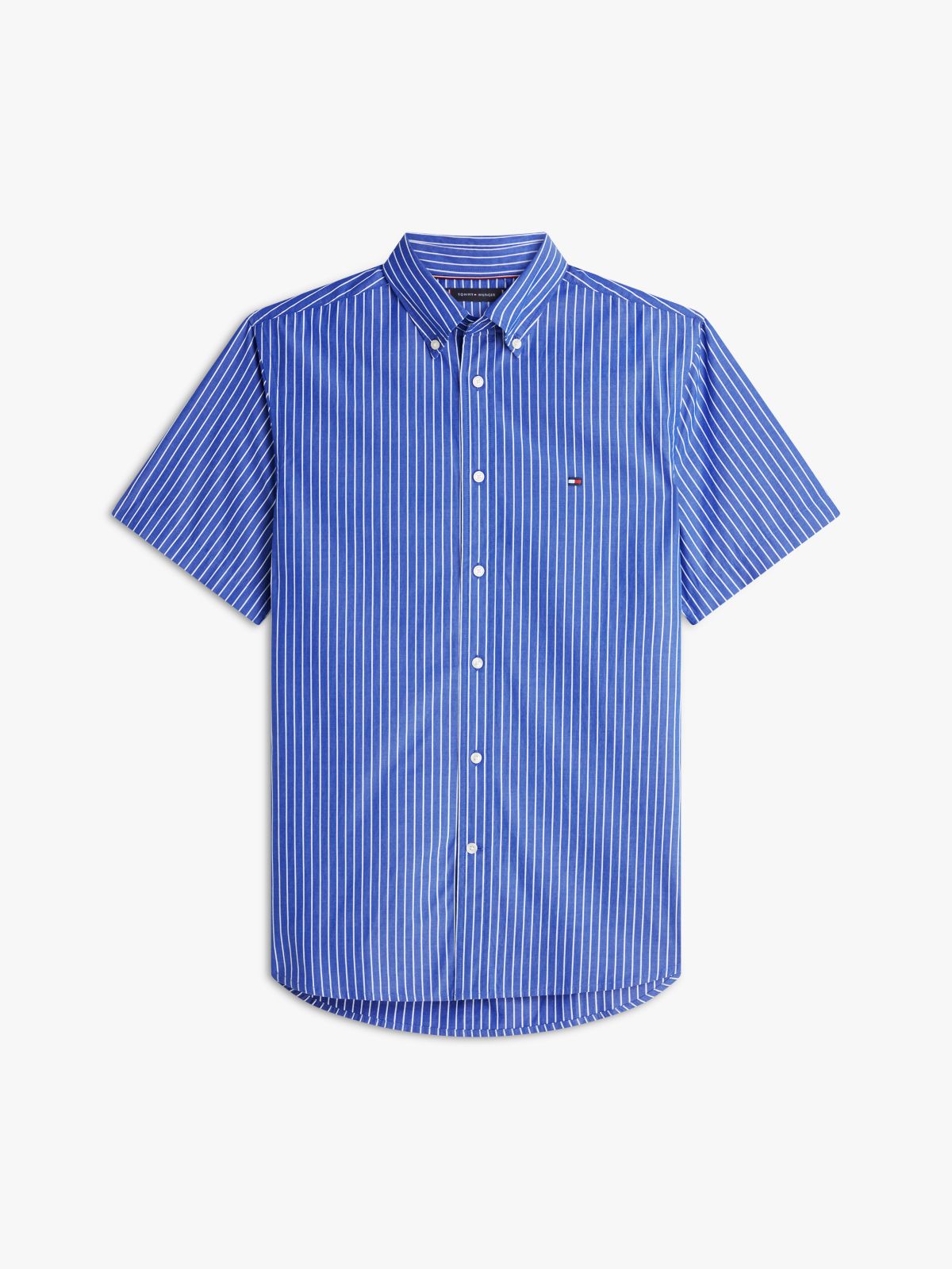 TH Flex Regular Fit Short Sleeve Shirt — Blue