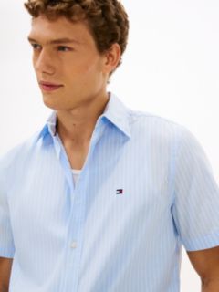TH Flex Regular Fit Short Sleeve Shirt — Blue 2