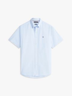 TH Flex Regular Fit Short Sleeve Shirt — Blue 5