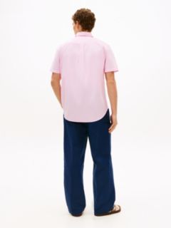 TH Flex Regular Fit Short Sleeve Shirt — Pink 4