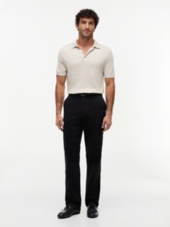 Dover Regular Straight Leg Twill Chinos — Black 2