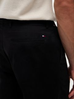 Dover Regular Straight Leg Twill Chinos — Black 3