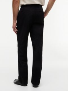 Dover Regular Straight Leg Twill Chinos — Black 4