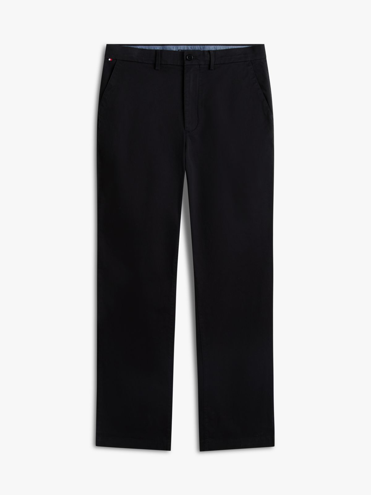 Dover Regular Straight Leg Twill Chinos — Black