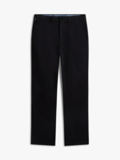 Dover Regular Straight Leg Twill Chinos — Black 5