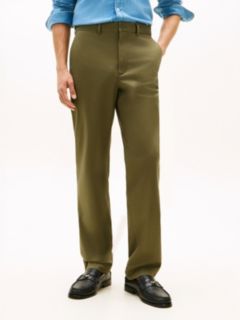 Dover Regular Straight Leg Twill Chinos — Green 2