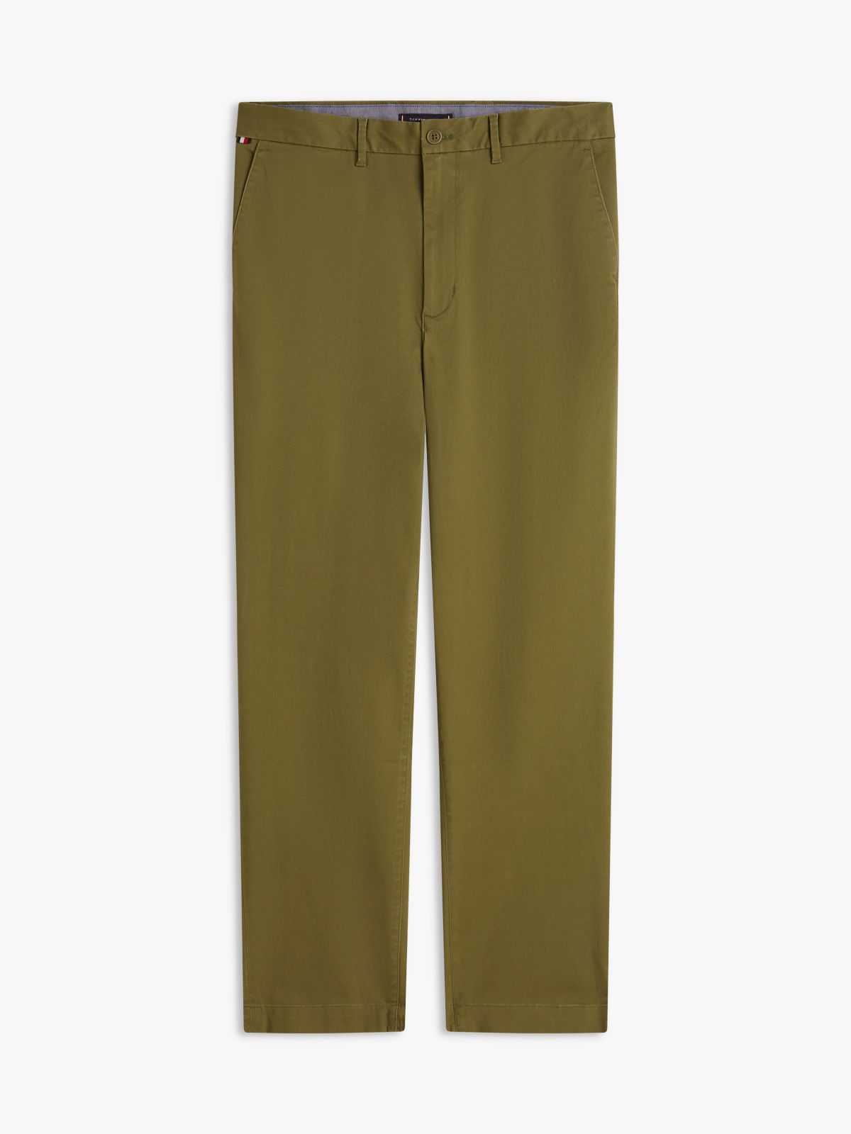 Dover Regular Straight Leg Twill Chinos — Green