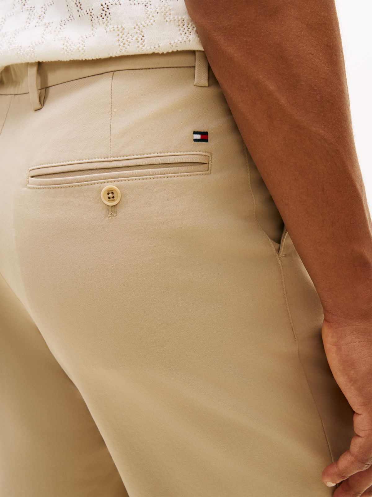 Dover Regular Straight Leg Twill Chinos — Khaki
