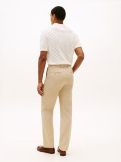 Dover Regular Straight Leg Twill Chinos — Khaki 4