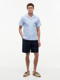Regular Fit Paper Touch Short Sleeve Shirt — Blue 2