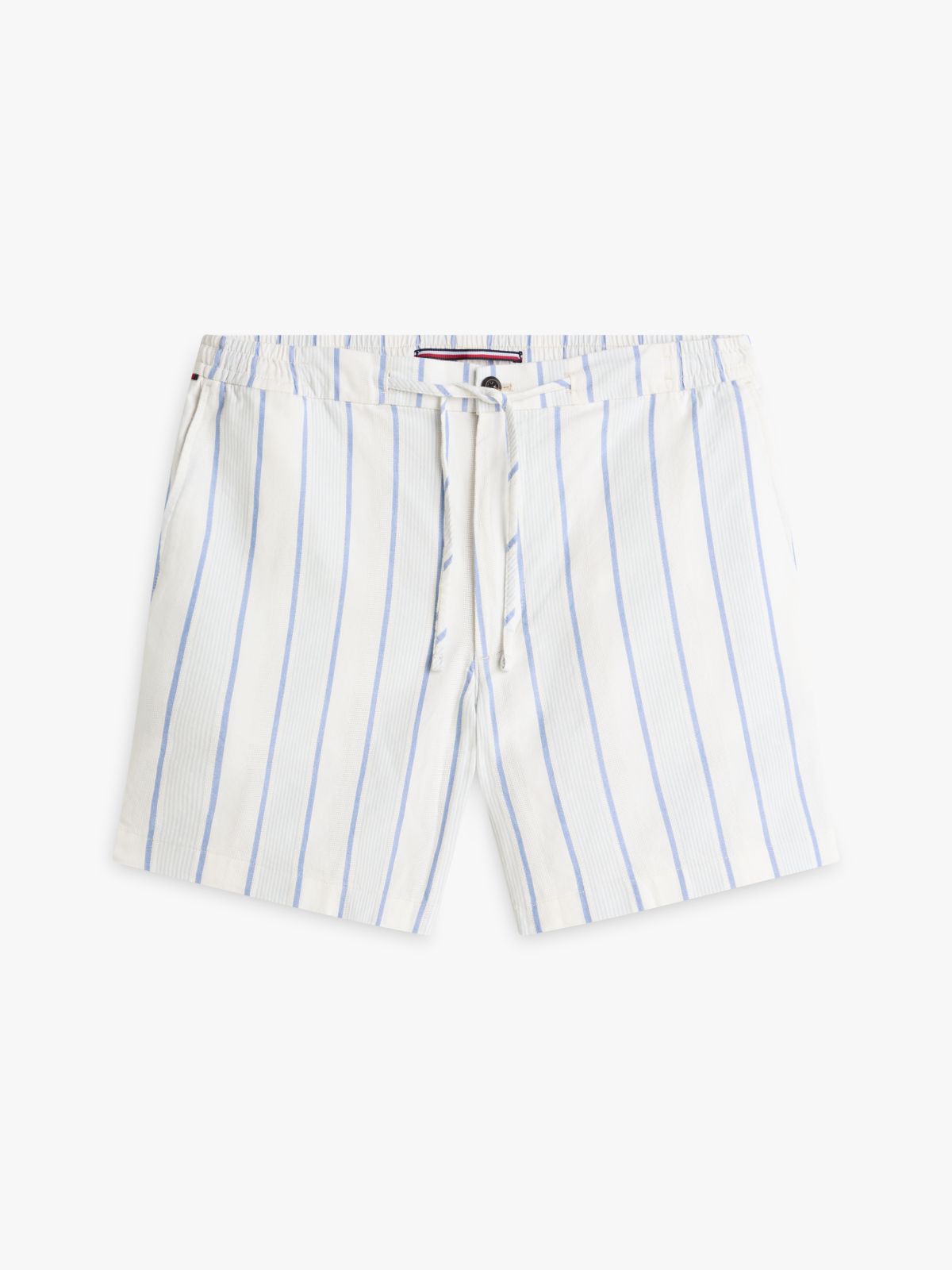 Dover Regular Straight Open Weave Dobby Shorts — Blue