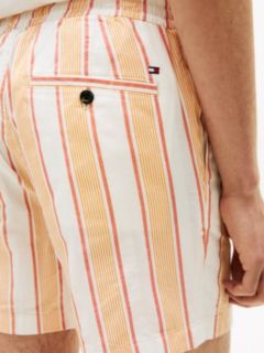 Dover Regular Straight Open Weave Dobby Shorts — Orange 3
