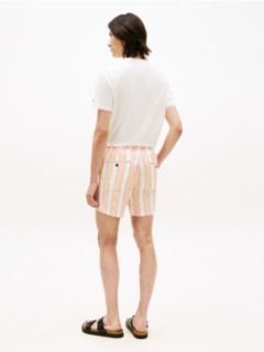 Dover Regular Straight Open Weave Dobby Shorts — Orange 4