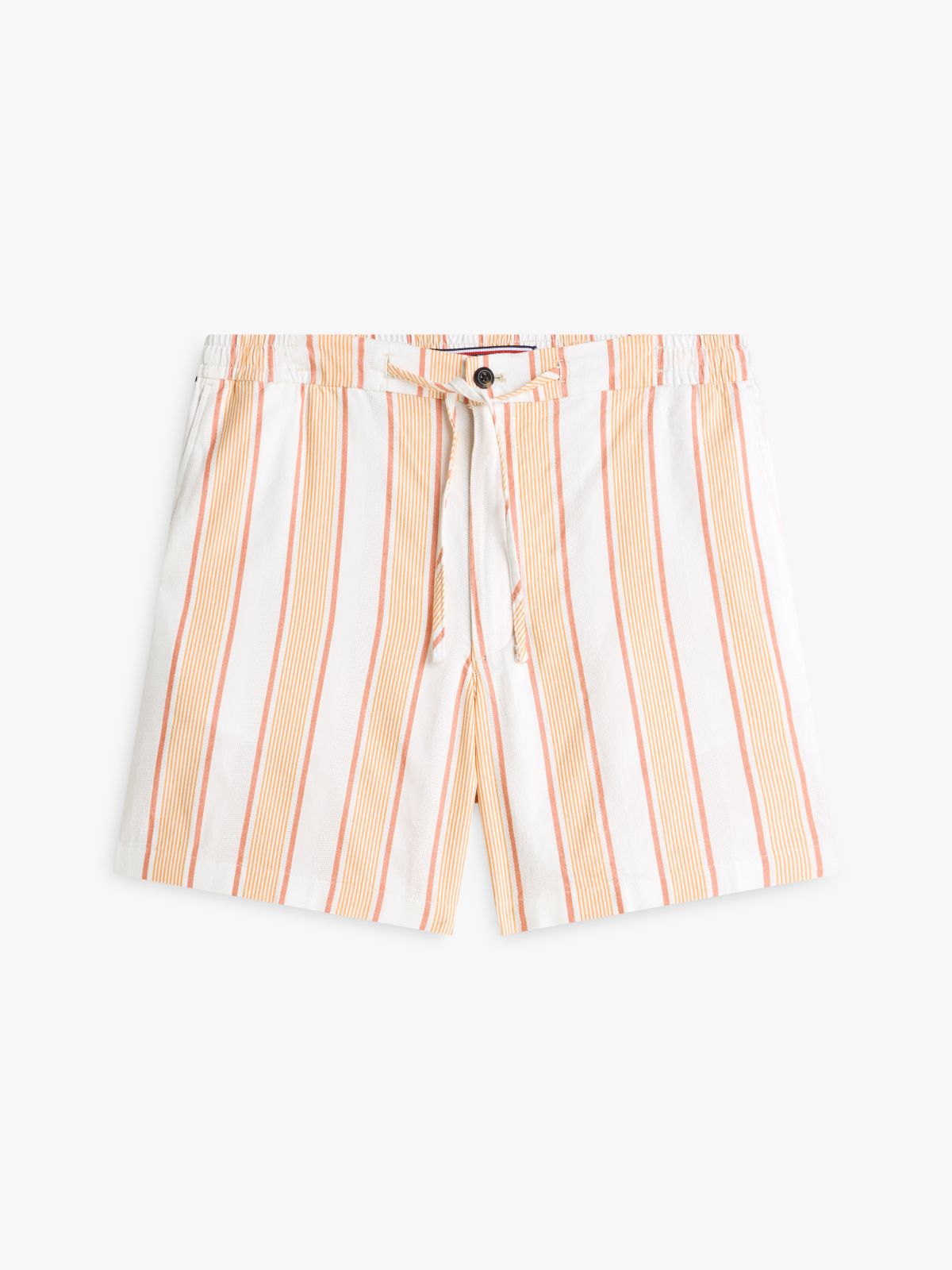 Dover Regular Straight Open Weave Dobby Shorts — Orange