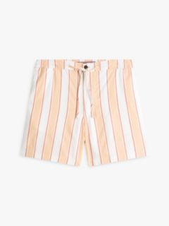Dover Regular Straight Open Weave Dobby Shorts — Orange 5