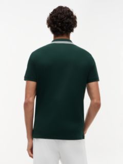 Regular Fit Crest Appliqué Polo Shirt — Green 4