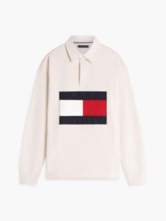 Flag Logo Relaxed Rugby Shirt — Yellow 5