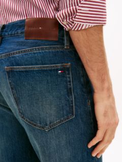 Dover Regular Straight Whiskered Jeans — Blue 3