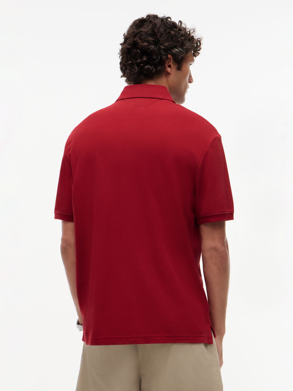 Heritage Classic Fit Crest Polo Shirt — Red
