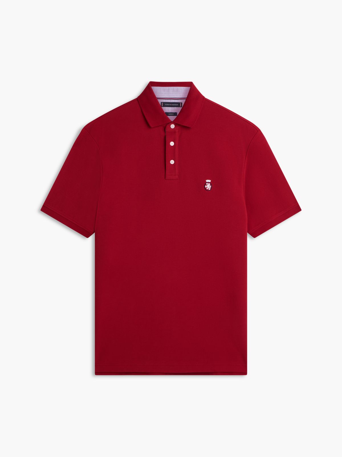 Heritage Classic Fit Crest Polo Shirt — Red