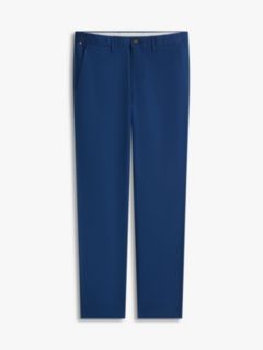 Denton Slim Straight Honeycomb Texture Chinos — Blue 5