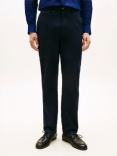 Denton Slim Straight Honeycomb Texture Chinos — Blue 2