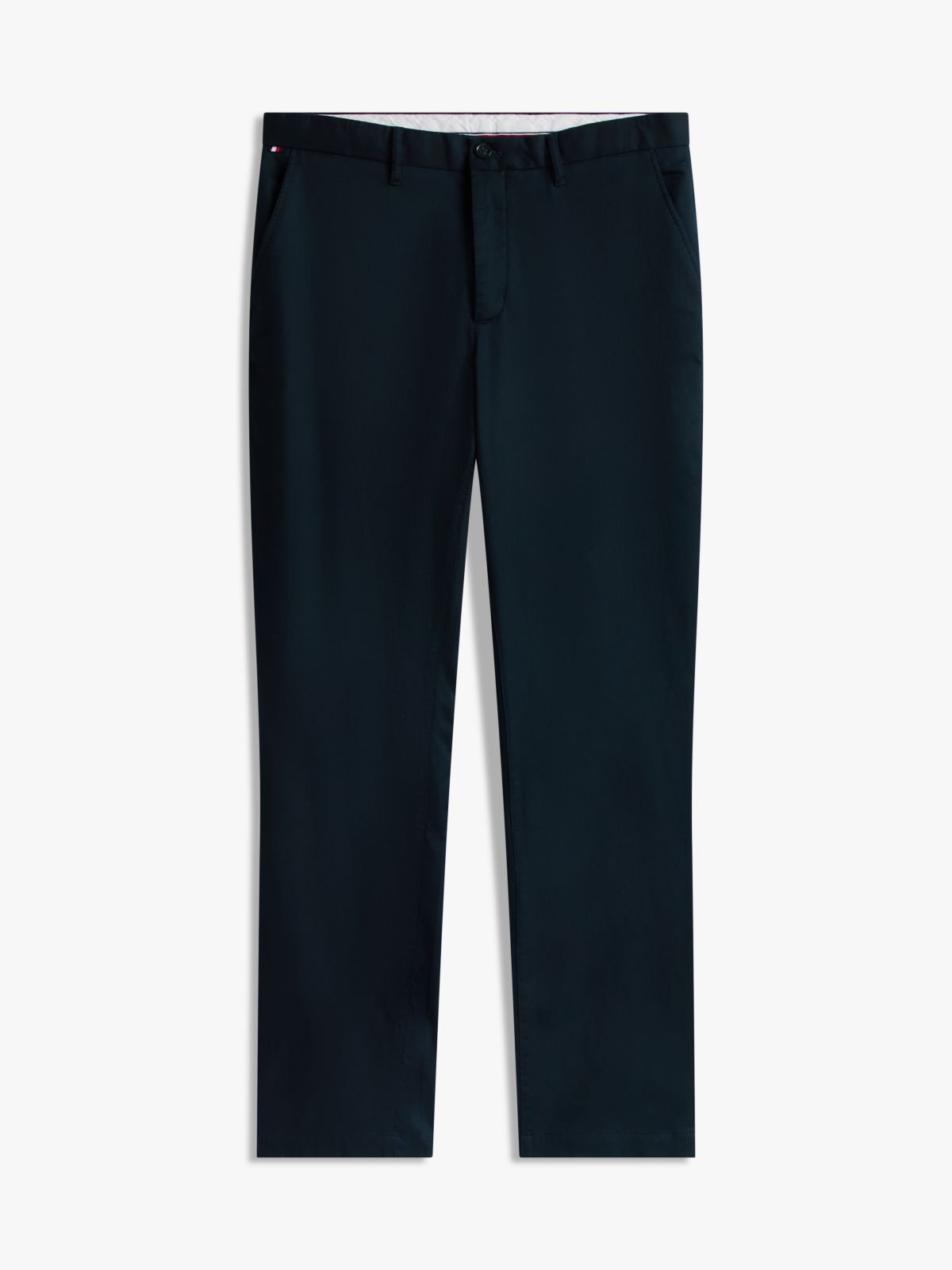 Denton Slim Straight Honeycomb Texture Chinos — Blue